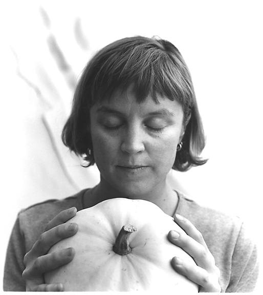 Tina with Pumpkin